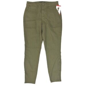 Social Standard by‎ Sanctuary Women's Size 2 Olive Green Zip Ankle Utility Pants